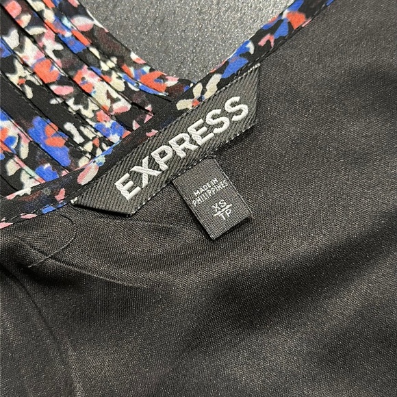 Express Floral High-Low Floral Dress - XS - Picture 8 of 11